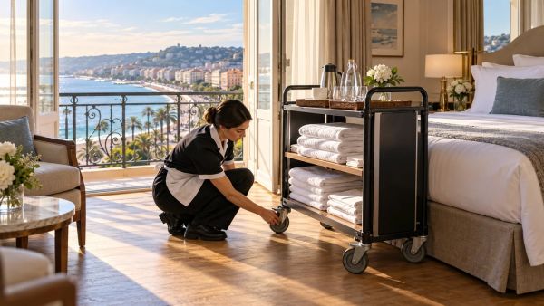 Top raisons d'opter pour un chariot hôtelier modulable